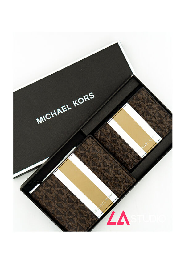 Wallet Michael Kors Set Brown - Image 2